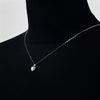 Moissanite Hart Hanger Ketting - Amouria