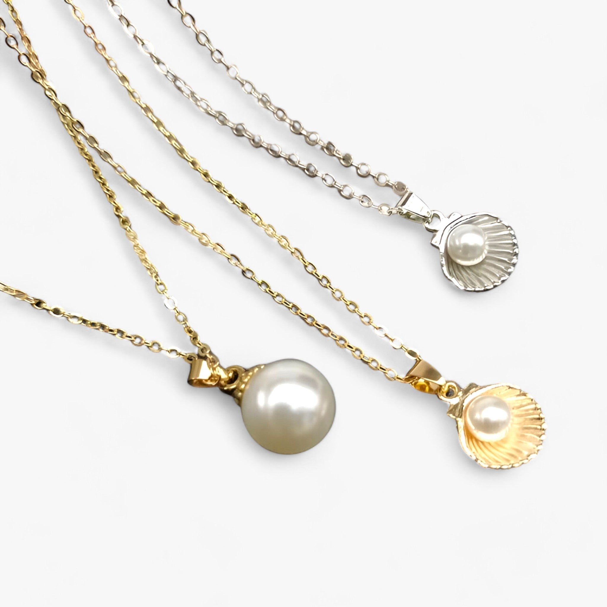 Trendy Schelp & Parel Ketting - Maris