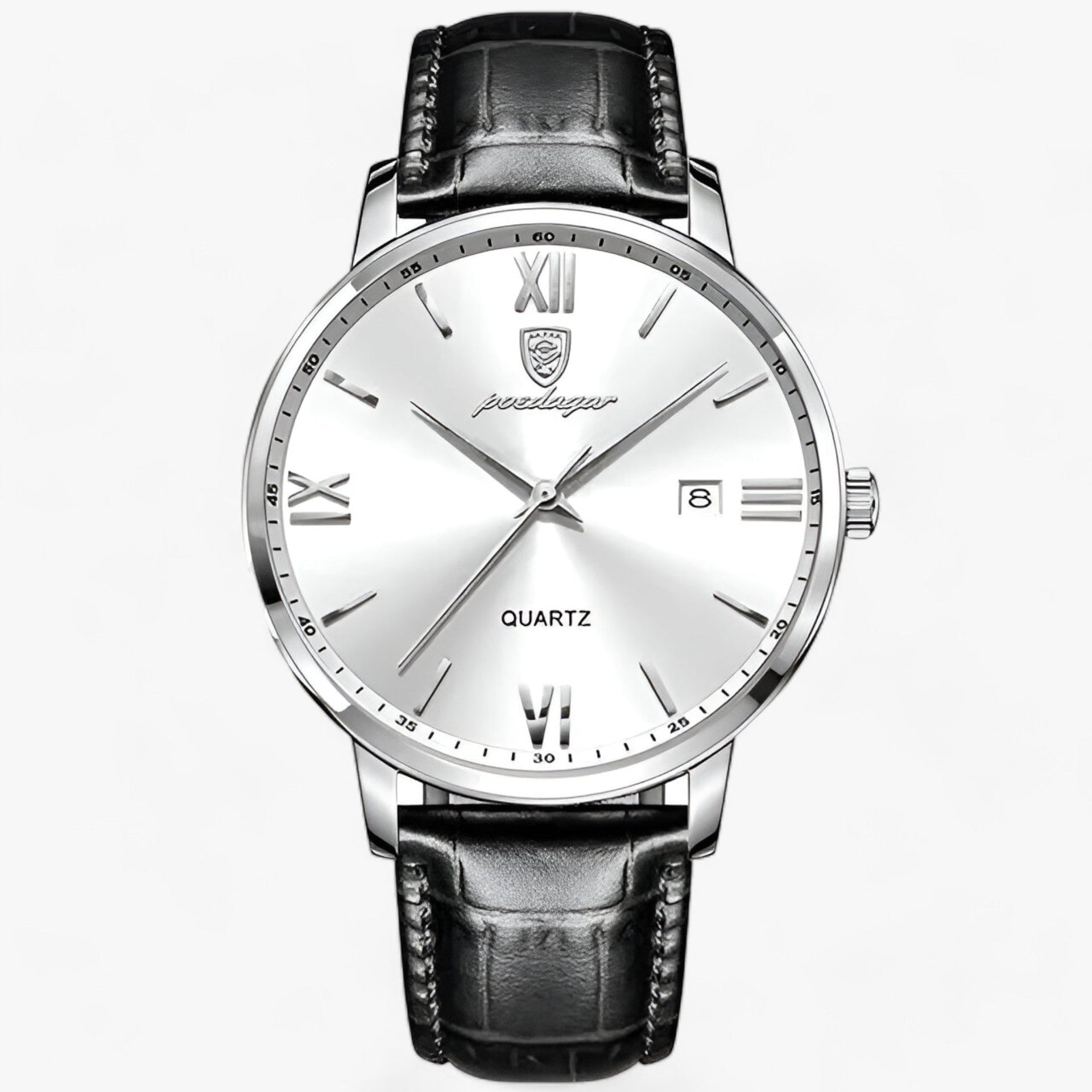 Luxe Herenhorloge met Leren Band – Adrien
