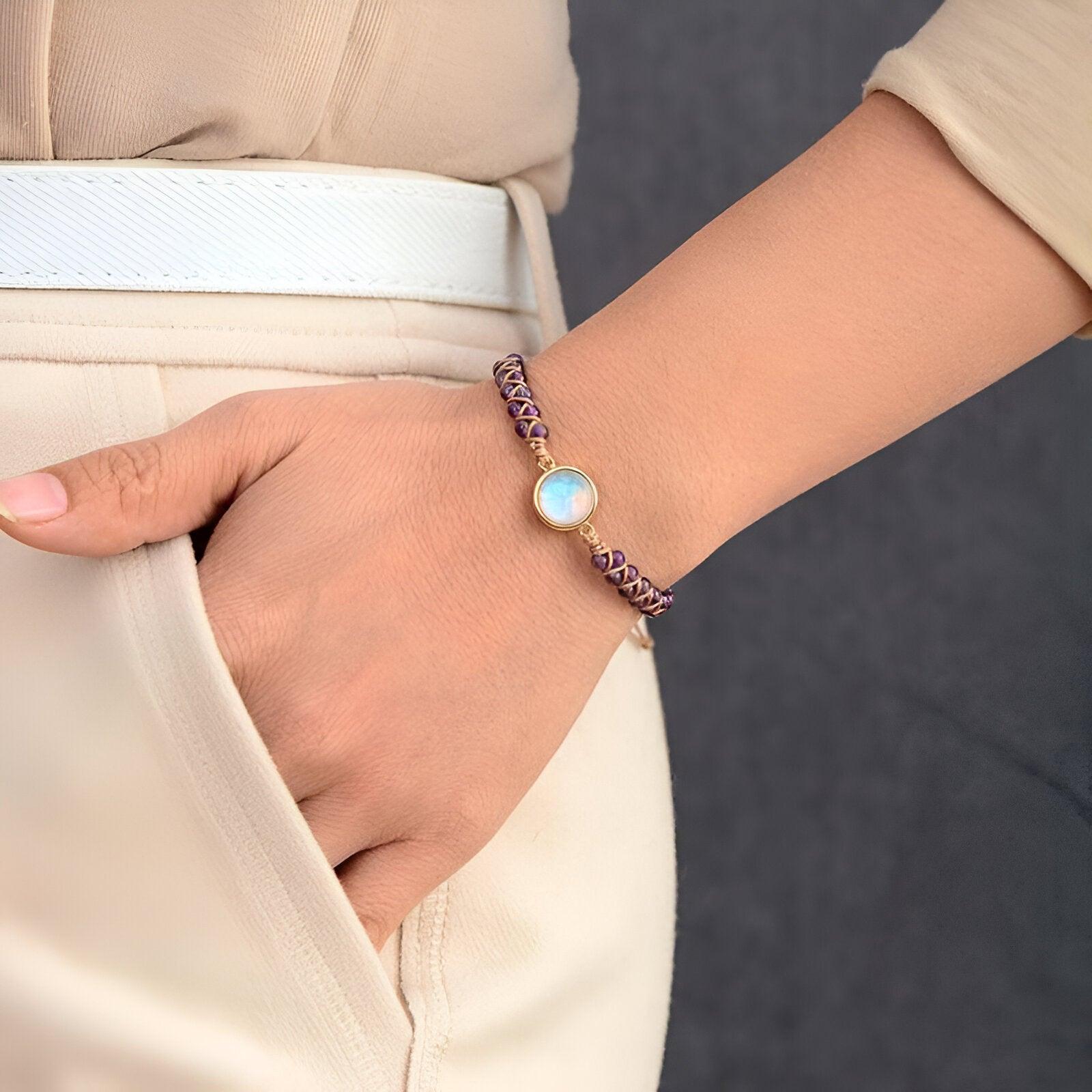 Amethist Gloed Healing Armband - Amara
