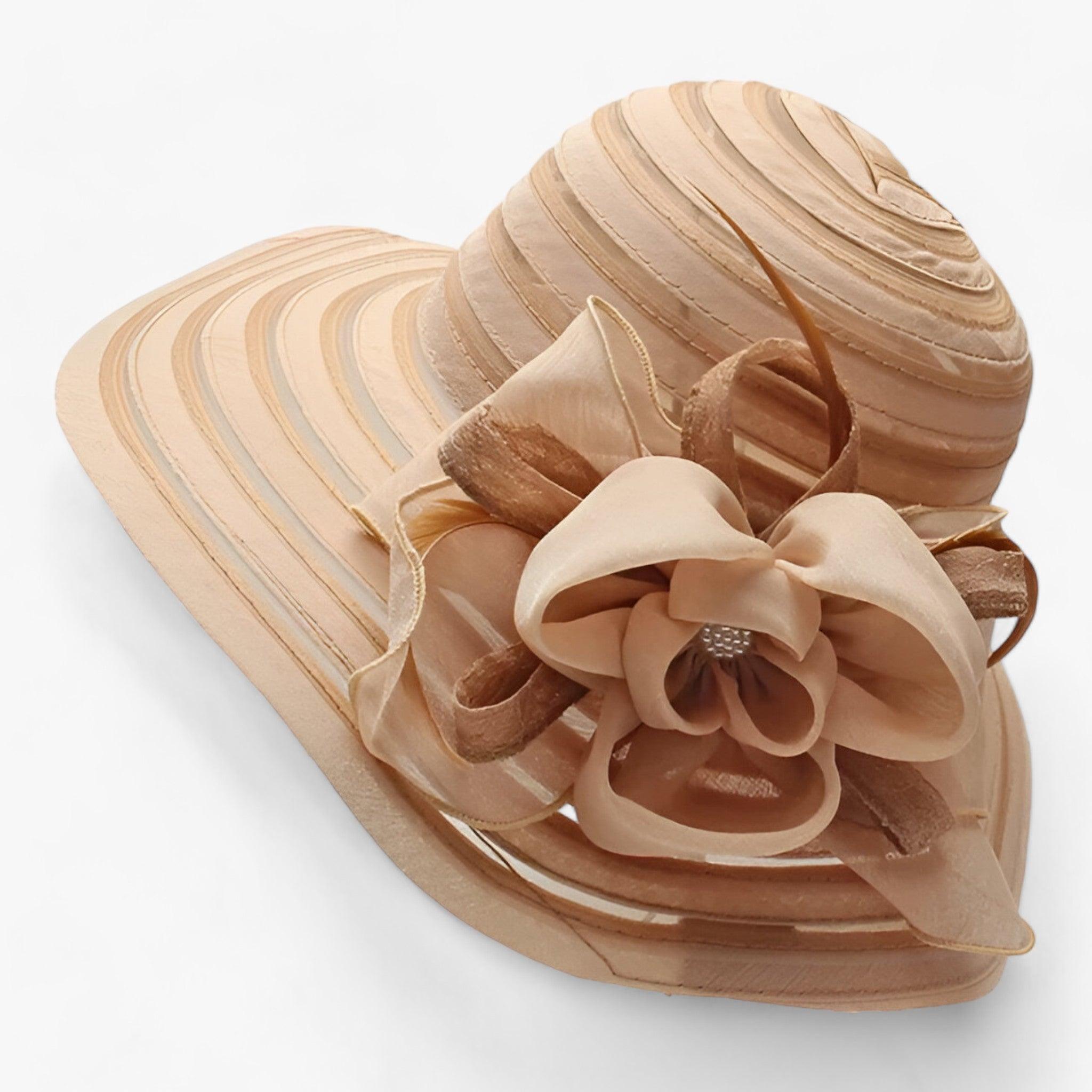 Trendy Dames Organza Zonnehoed - Mirielle