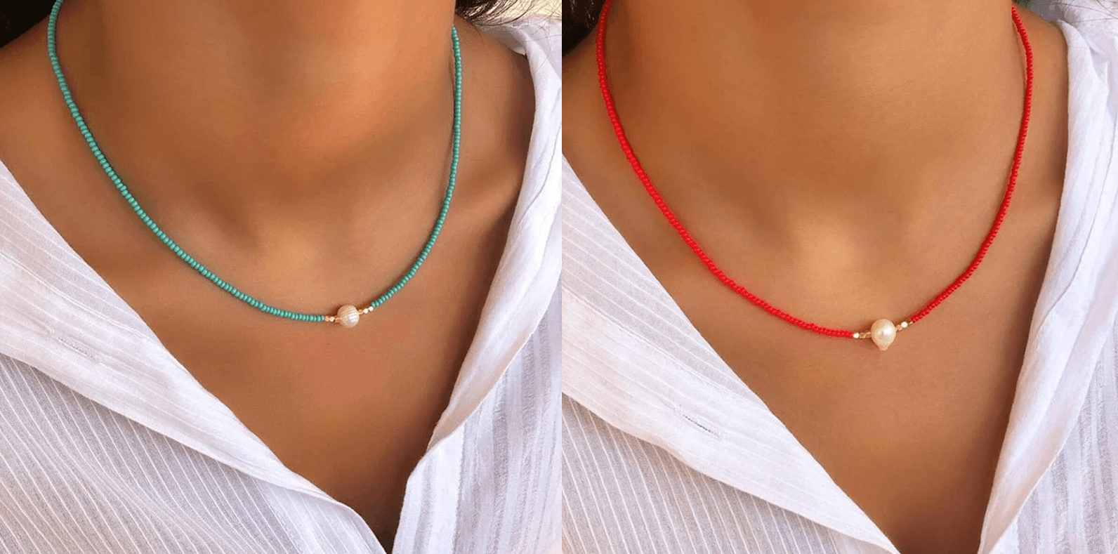 Verfijnde Parelketting (1+1 Gratis) - LuxeParel