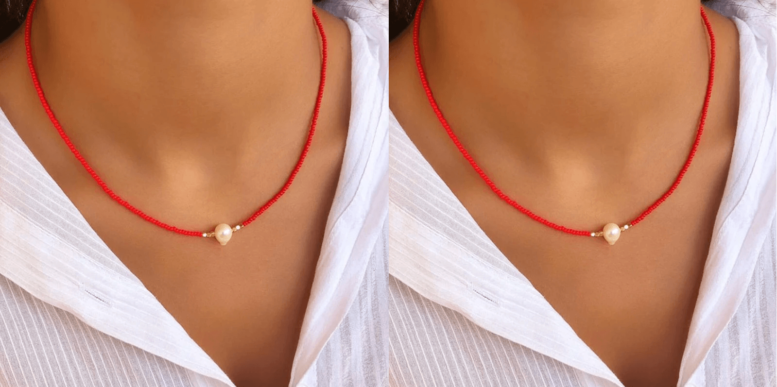 Verfijnde Parelketting (1+1 Gratis) - LuxeParel