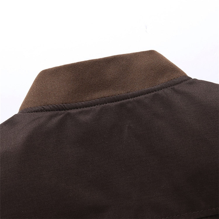 Lichte heren bomber overgangsjas in vintage-look – Adrian