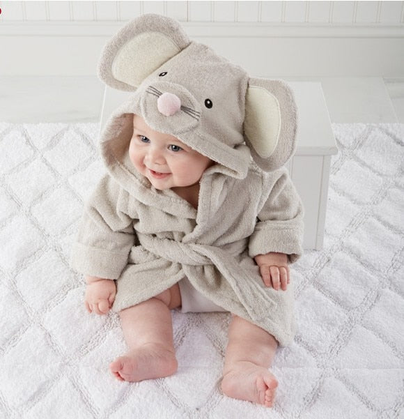 Zachte Baby Dierenbadjas - AnimalHug