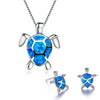 Ocean Wonder Schildpad Set met Halsketting en Oorbellen - Mila
