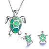 Ocean Wonder Schildpad Set met Halsketting en Oorbellen - Mila