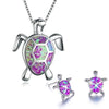 Ocean Wonder Schildpad Set met Halsketting en Oorbellen - Mila