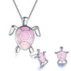 Ocean Wonder Schildpad Set met Halsketting en Oorbellen - Mila