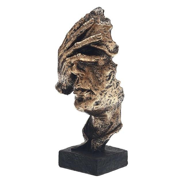 Abstract Gouden Sculptuur – Soren