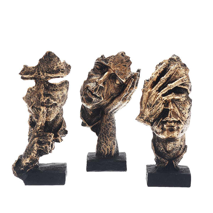 Abstract Gouden Sculptuur – Soren