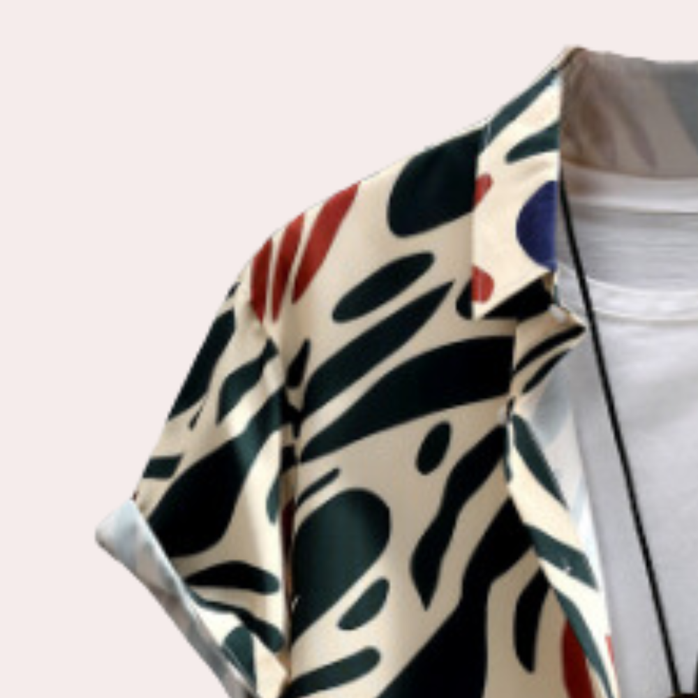 Casual Korte Mouwen Overhemd voor Heren - Rafael