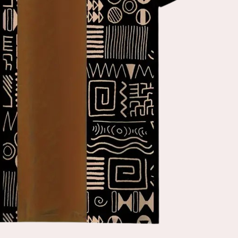 Casual T-Shirt met Kleurblokken voor Heren - Milo