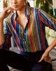 Gestreepte Damesblouse met Knopen – Sofia