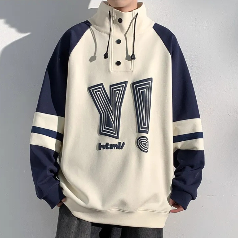 Moderne Trui met Opstaande Kraag voor Heren - Matteo