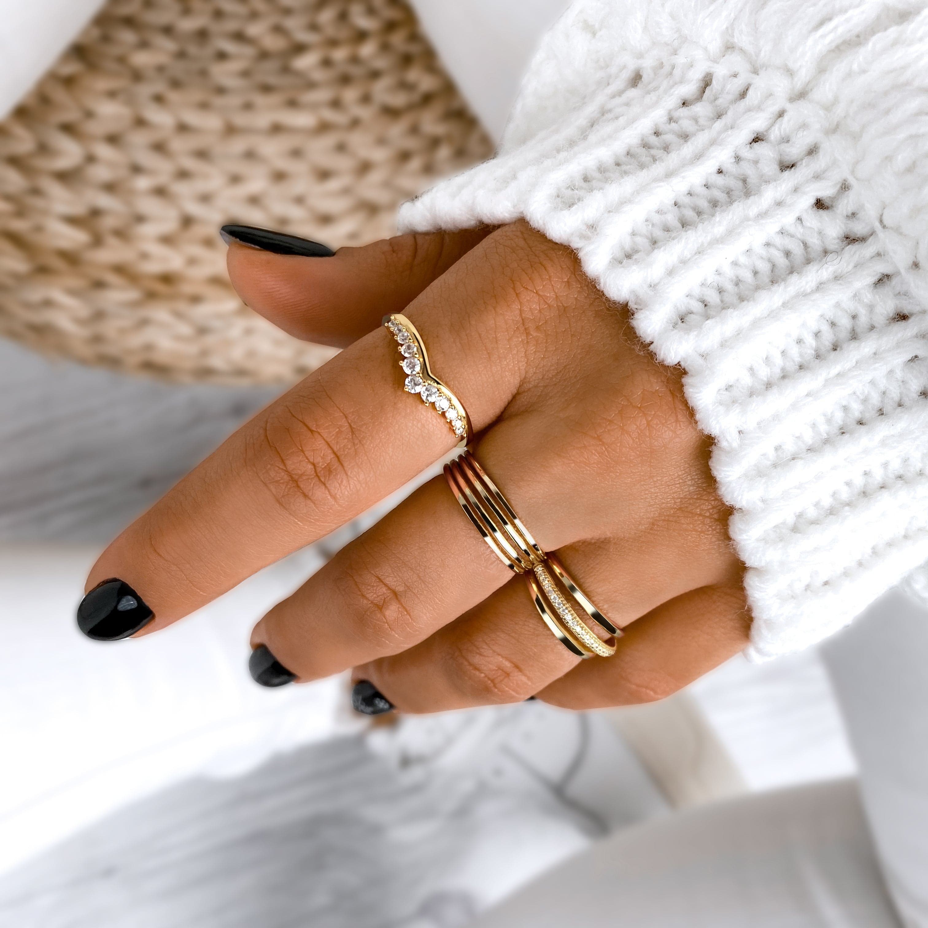 Zirkonia Kroonring - Allegra