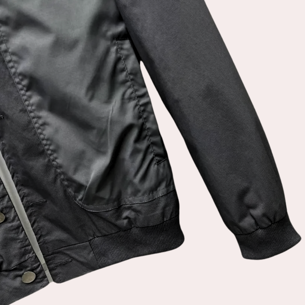 Zwarte Moderne Jas voor Heren - Elliot