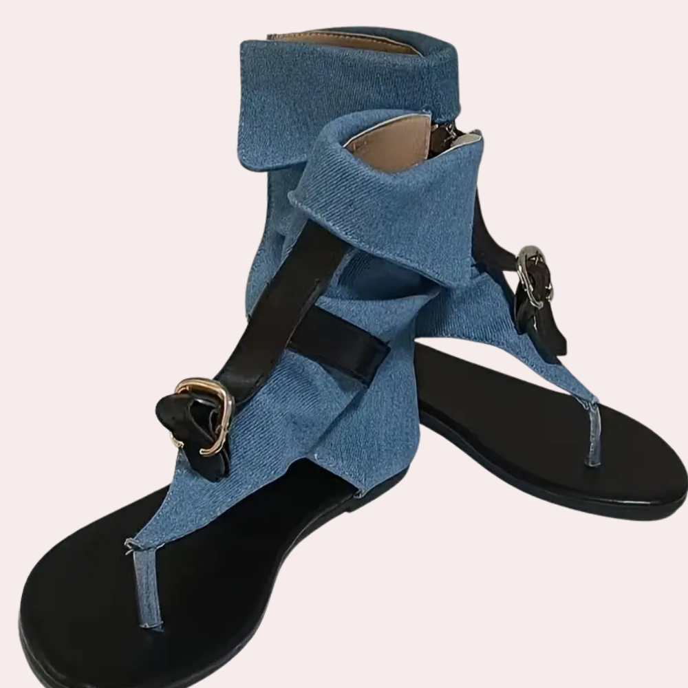 Trendy Denim Sandalen voor Dames - Nova