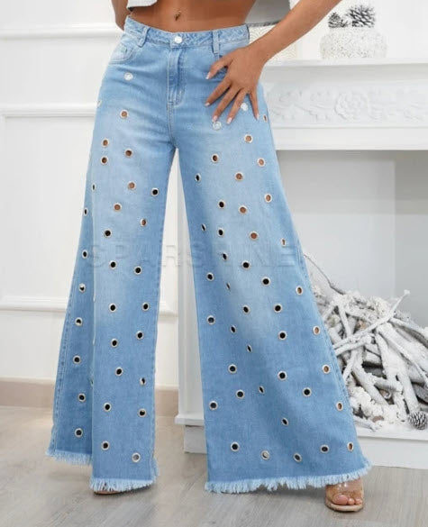 Retro Comfort High-Rise Flared Jeans - Leona