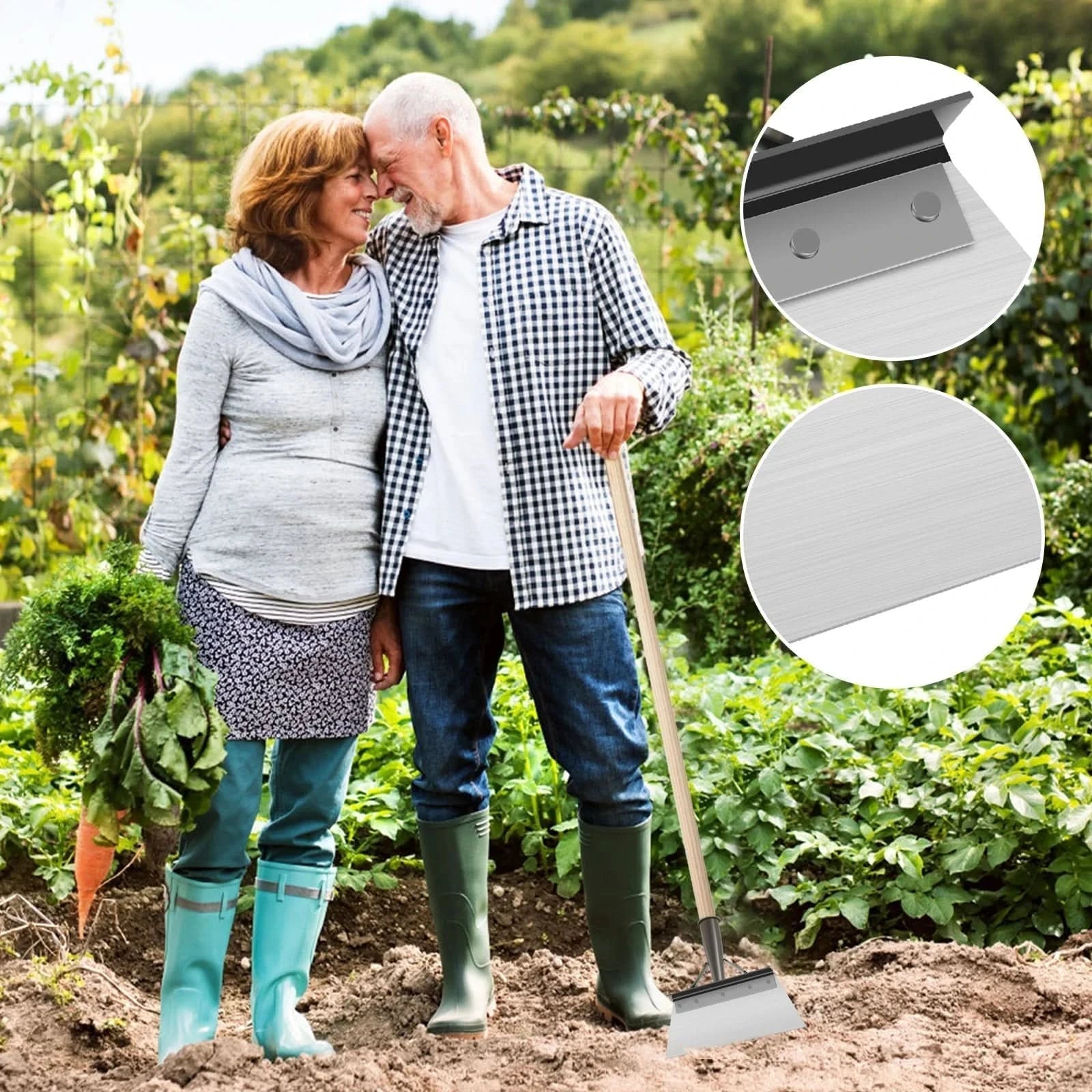 Multifunctionele Schoonmaakschep met Schraperfunctie - Gravo