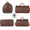 Verstelbare PU Leren Kleding Reistas – Handbagage Weekend Reistas