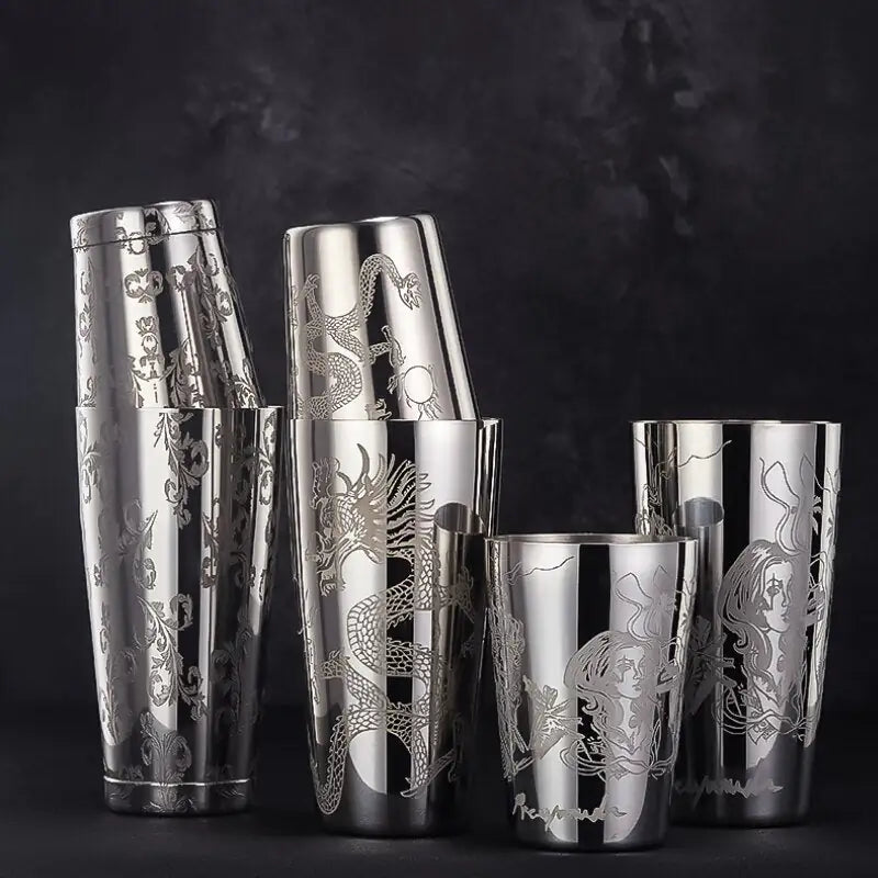 Cocktailshaker Gegraveerd – Mixaro