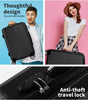 Compacte & Hard-Shell Carry-On Koffer met 360° Spinner Wielen – Zwart