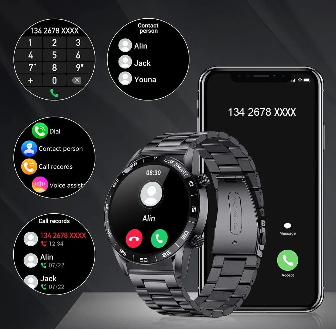 Luxe Heren Smartwatch – Axel