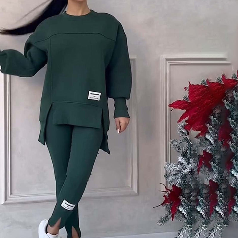 Casual Dames Set van Sweatshirt en Legging - Elena