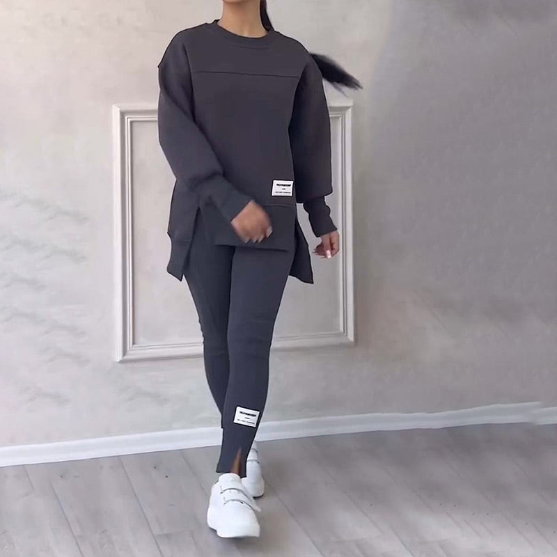 Casual Dames Set van Sweatshirt en Legging - Elena