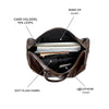 Grote Capaciteit Leren Reistas – Lichtgewicht & Duurzame Handbagage