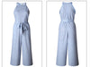 Luchtige & Stijlvolle Dames Jumpsuit met Tailleband en Strepen – Nayla