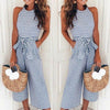 Luchtige & Stijlvolle Dames Jumpsuit met Tailleband en Strepen – Nayla