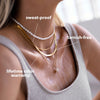 Barok Parel Hanger Halsketting - Anisa