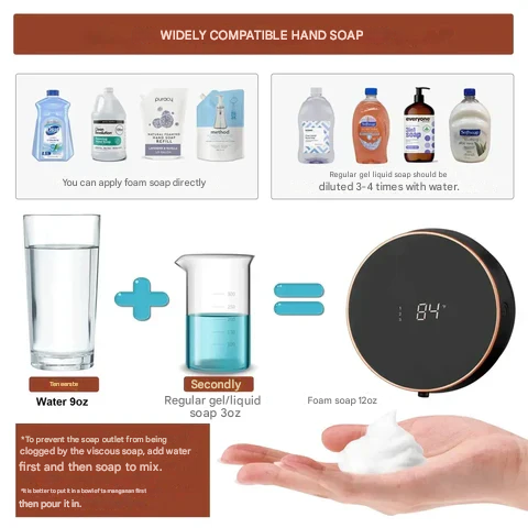 5-in-1 Automatische Zeepdispenser – Cleon