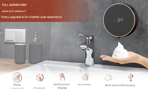 5-in-1 Automatische Zeepdispenser – Cleon