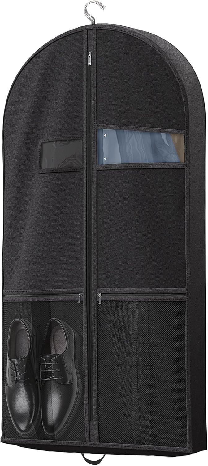 Heavy-Duty Reis Kledingzak met Helder Venster & Accessoires Vakken – 1+1 GRATIS