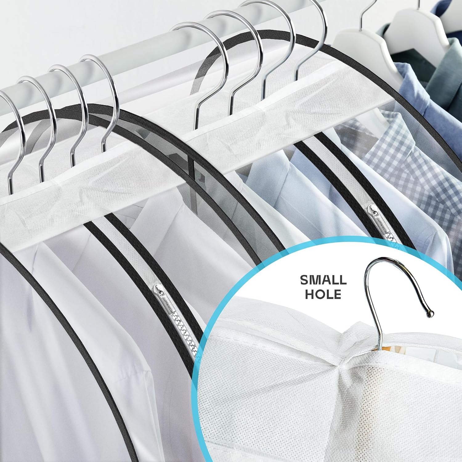 Heavy-Duty Reis Kledingzak met Helder Venster & Accessoires Vakken – 1+1 GRATIS