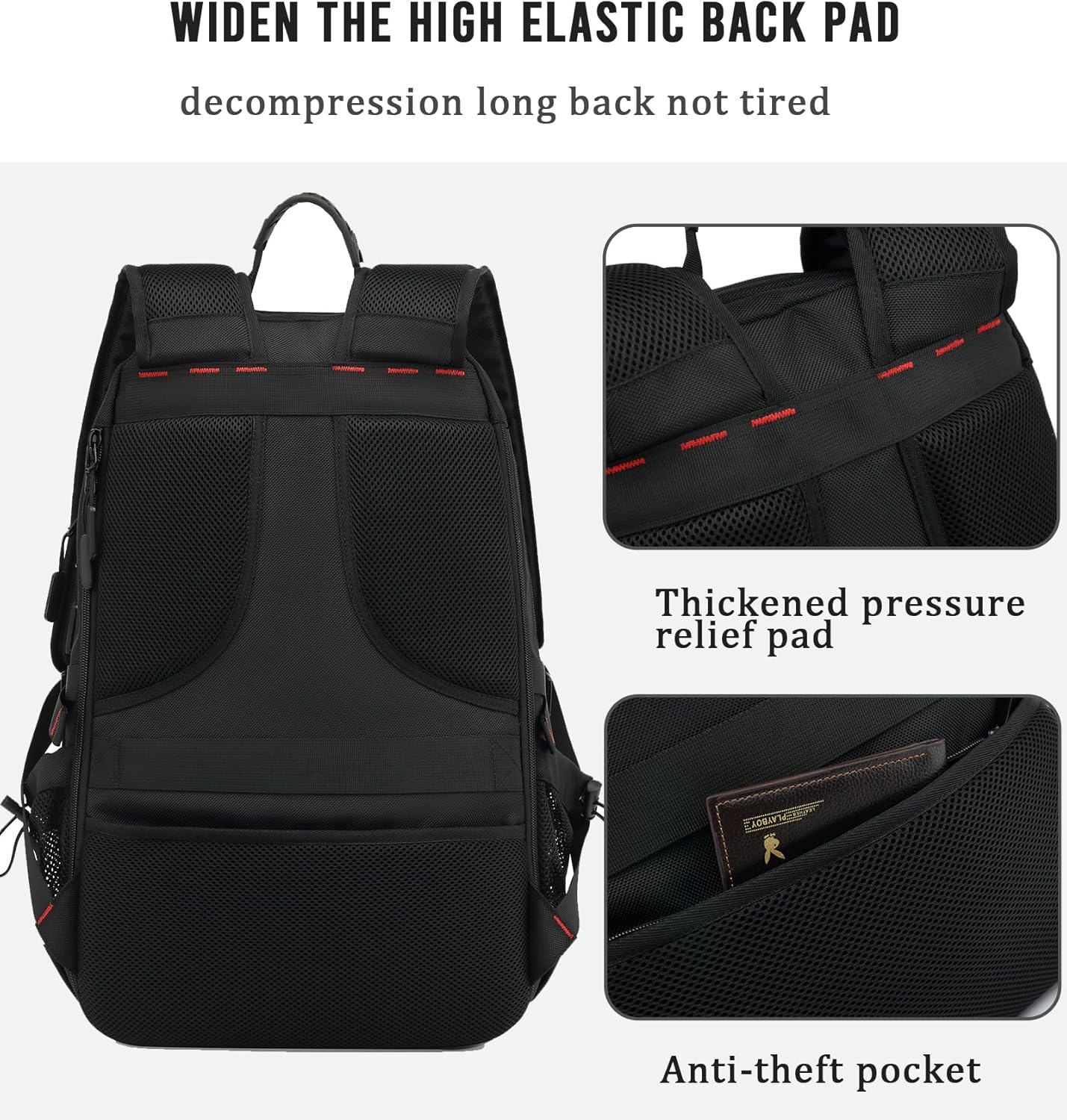 60L Waterdichte Laptoprugzak met USB Poort & Schoenvak