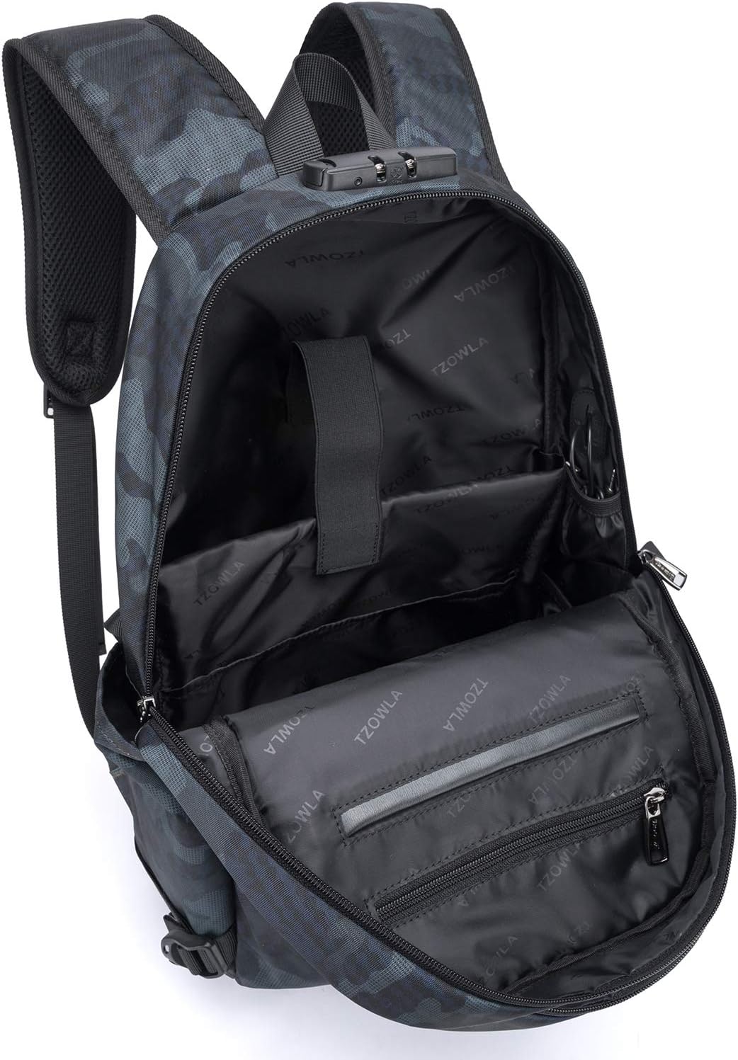 Extra Grote Anti-Diefstal Laptop- en Reisrugzak met USB-poort - 30–50L