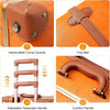 2-delige Vintage-geïnspireerde Koffer Set met Spinner Wielen en Beschermhoes
