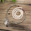 Labradoriet, Jade en Amethist Mala - Seraphine