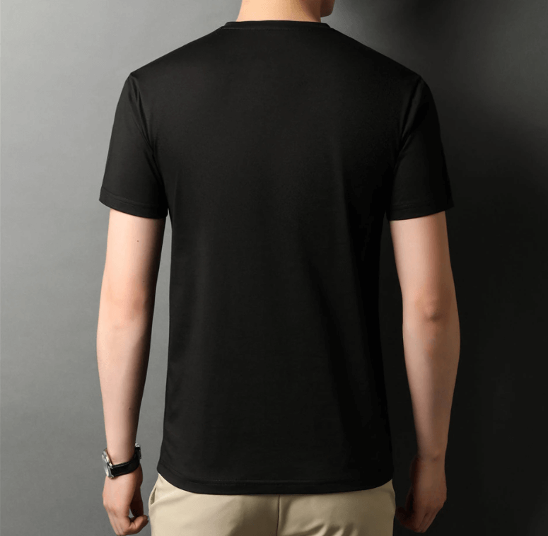 Slim Fit V-hals T-shirt heren – Jonas