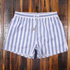 Gestreepte herenshorts met elastische tailleband - Matteo