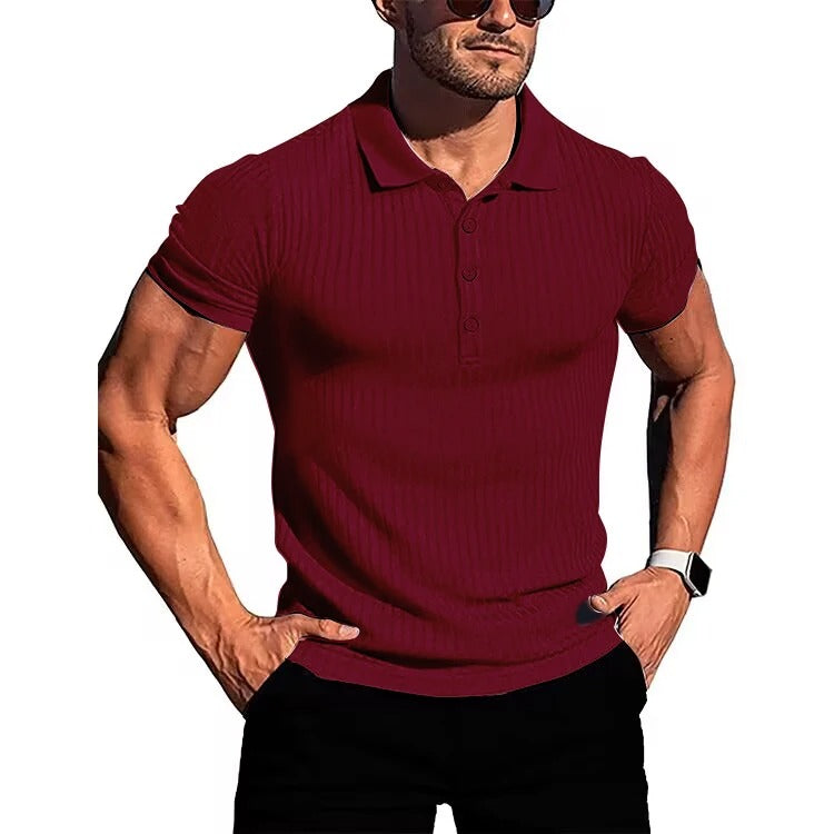 Comfortabel & Stijlvol Ademend Heren Poloshirt met Knopsluiting – Nevan