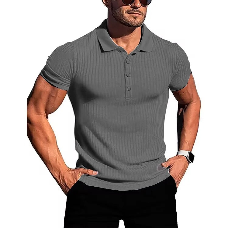 Comfortabel & Stijlvol Ademend Heren Poloshirt met Knopsluiting – Nevan