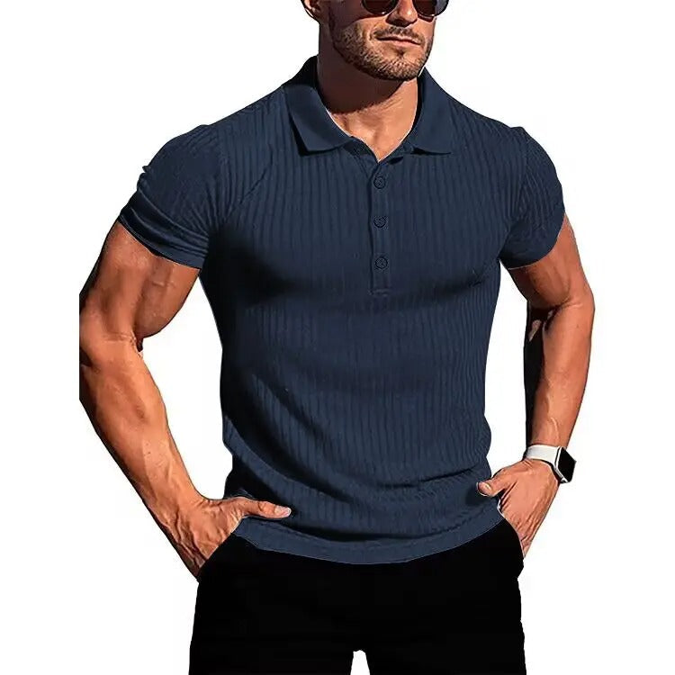 Comfortabel & Stijlvol Ademend Heren Poloshirt met Knopsluiting – Nevan