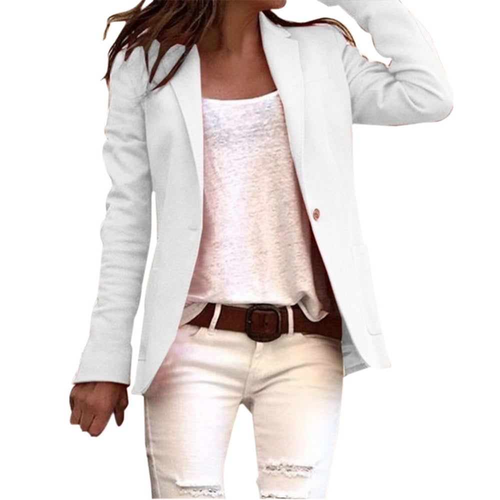Lichte dames blazer met reverskraag – Maris