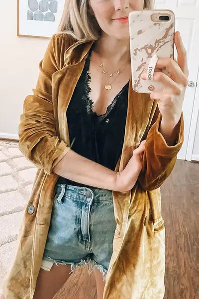 Fluwelen Damesjas - Valentina