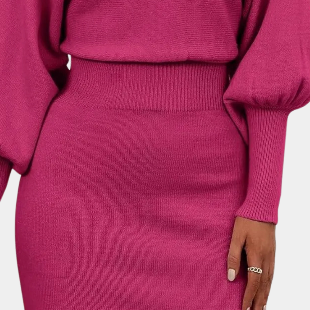 Veelzijdige Jurk met Lange Mouwen - Amara